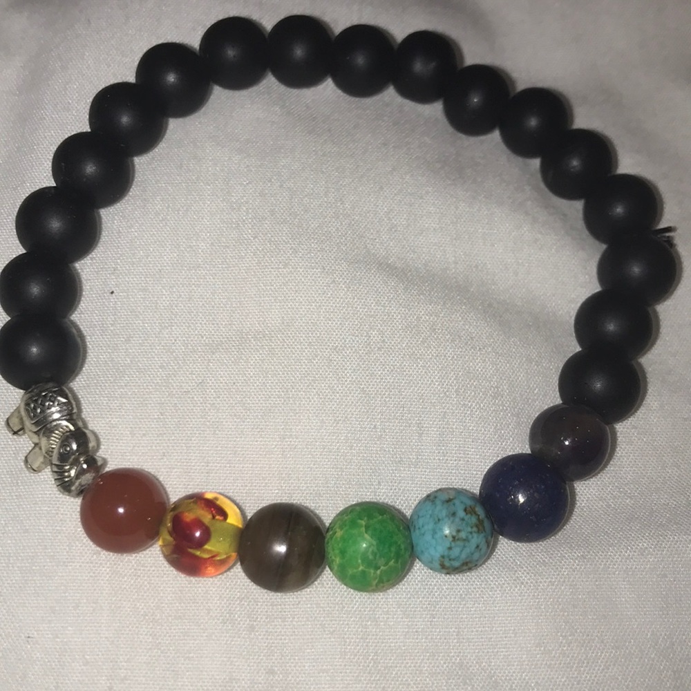 💛3 / $20 my buena vida gemstone elephant bracelet